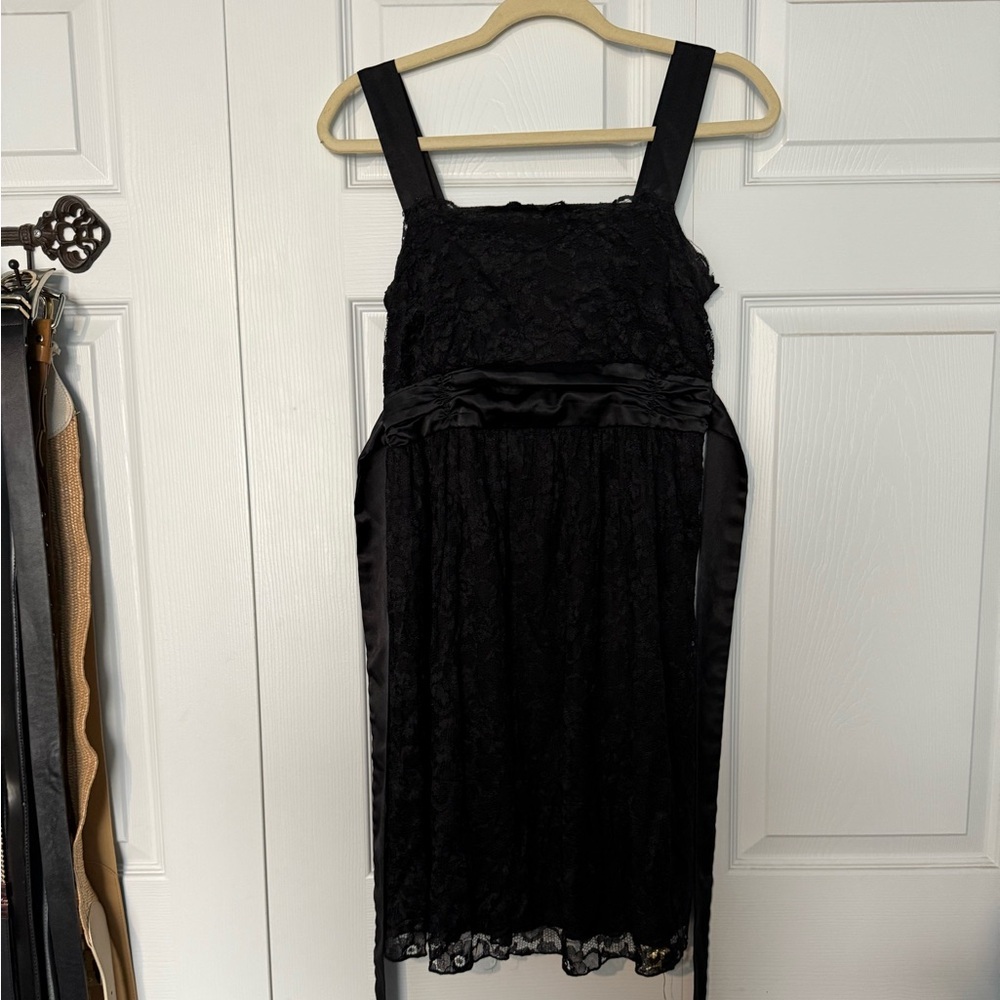 Ruby Rox Black Lace Mini Dress